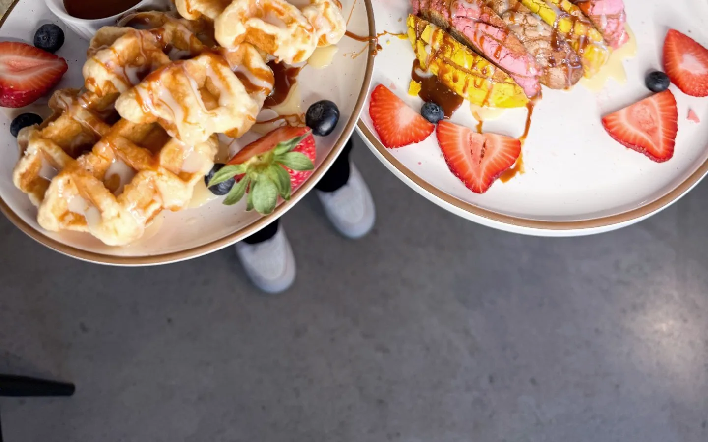 Colorful plates served at Toca in Downtown Springdale