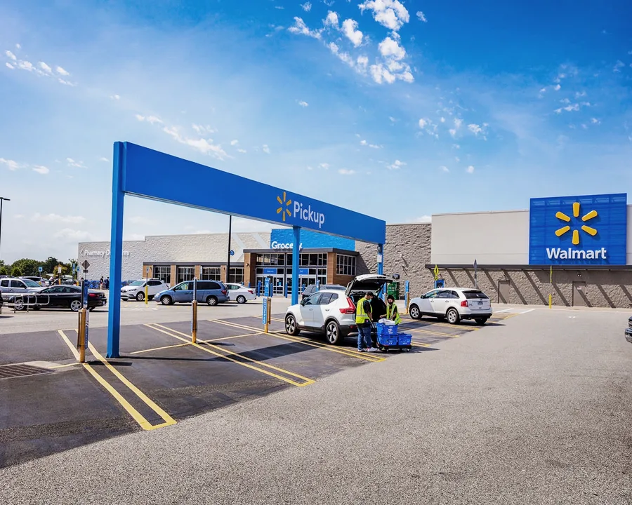 Exterior of Walmart Supercenter 54 on South Pleasant Street