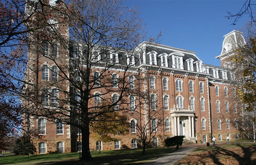 Old Main on the University of Arkansas campus